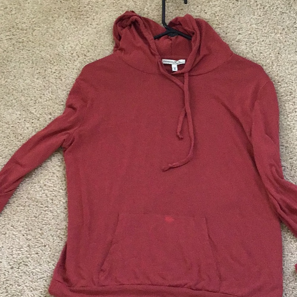 Red hoodie from express